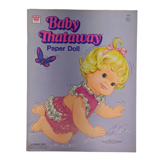 Whitman 1975 Mattel Baby Thataway Paper Doll