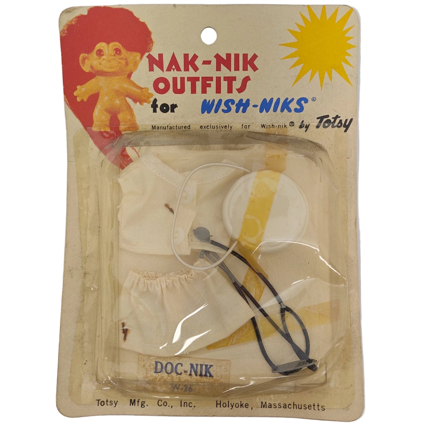 Totsy Nak-Nik Outfits for Wish-niks 3" Troll Fashion W26 Doc-nik NRFB