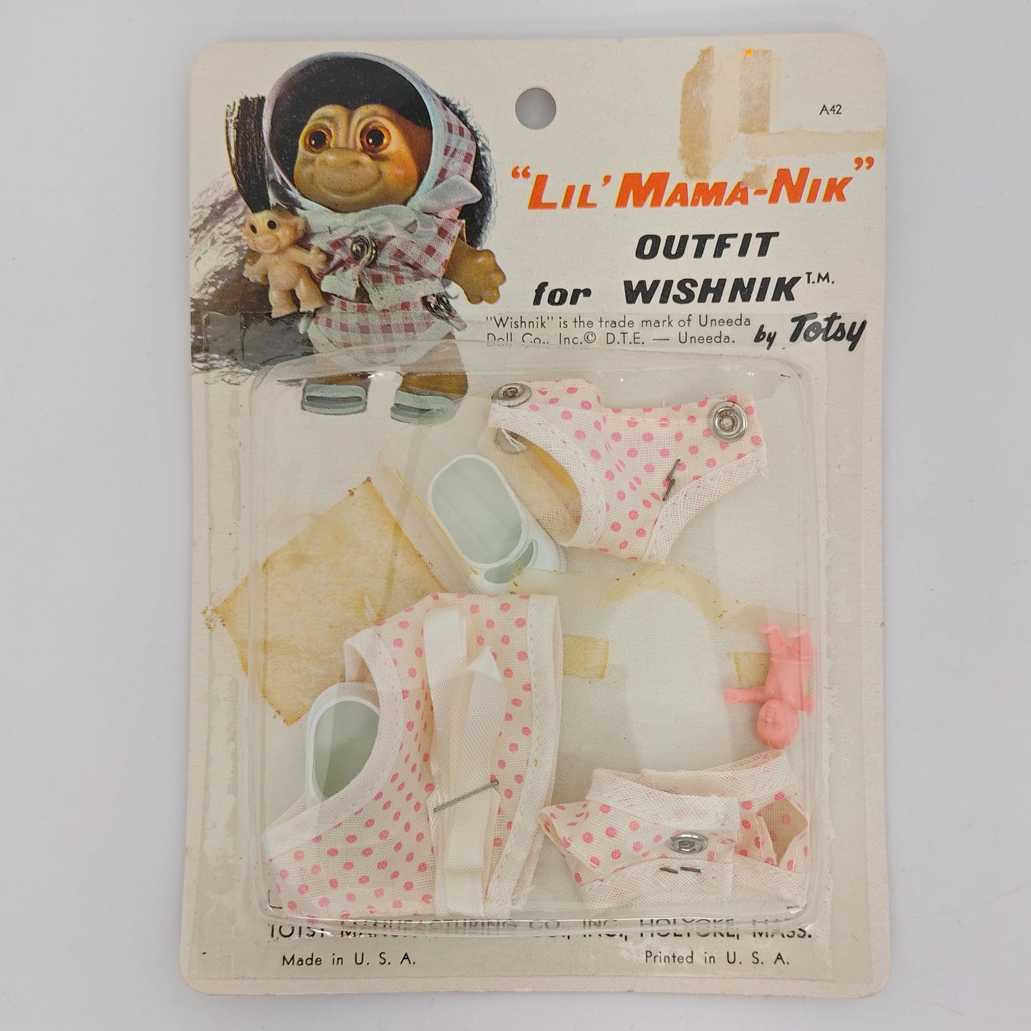 Totsy Wishnik 3" Troll Fashion A42 Lil' Mama-nik NRFB