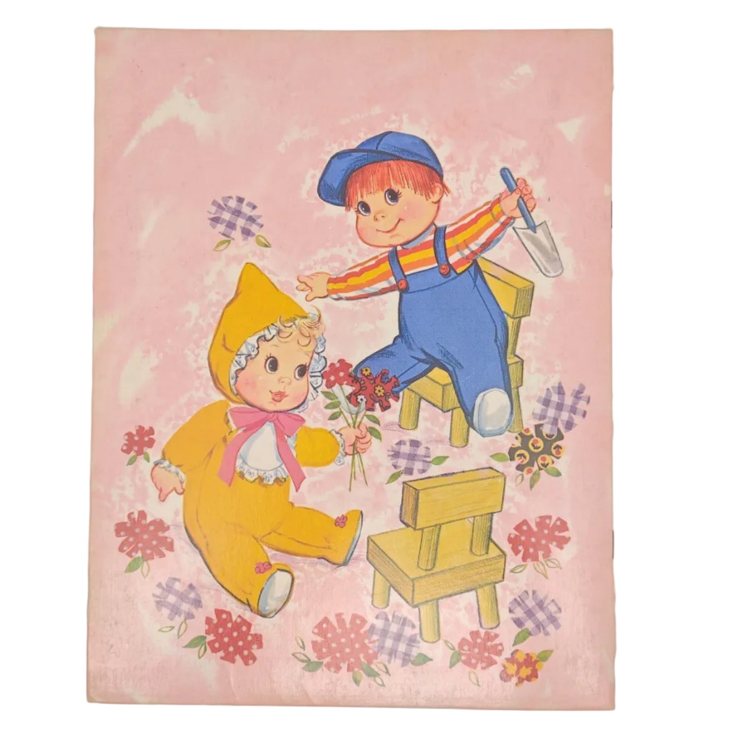Whitman Cry Baby Beans and Biffy Beans Paper Doll