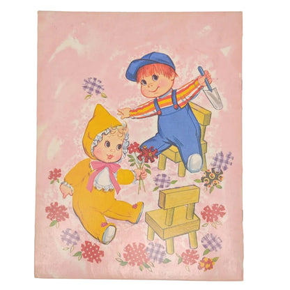 Whitman Cry Baby Beans and Biffy Beans Paper Doll