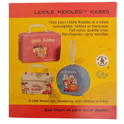 Mattel Liddle-Kiddles 1966 SPP (Standard Plastic Products) Insert