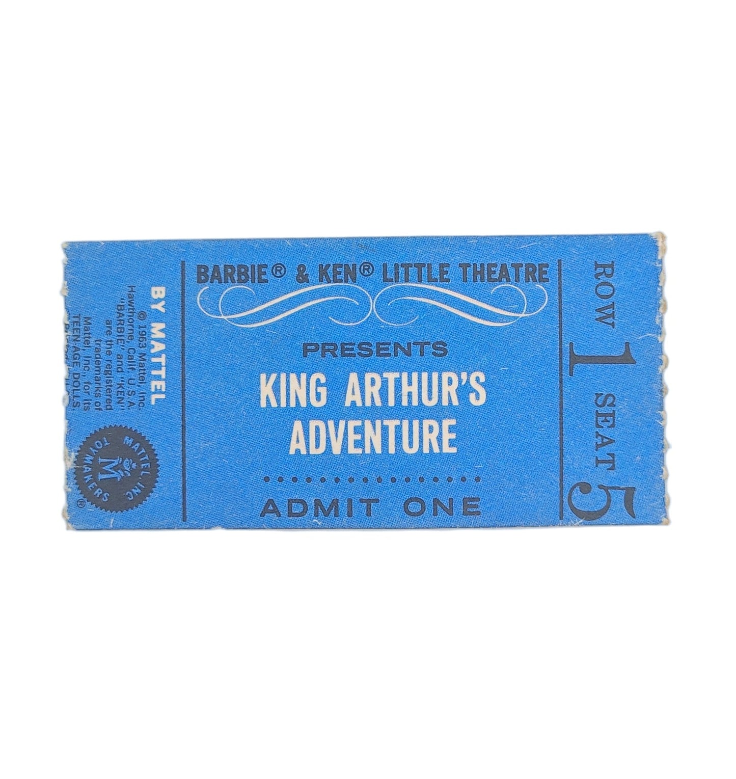 Mattel Barbie Ken Little Theater Ticket