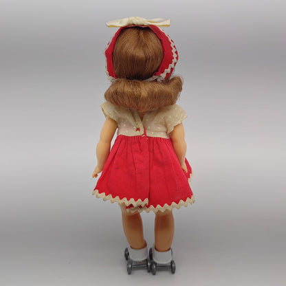 Beehler Arts Company Virga 1950s 8" Pam walking doll Blond