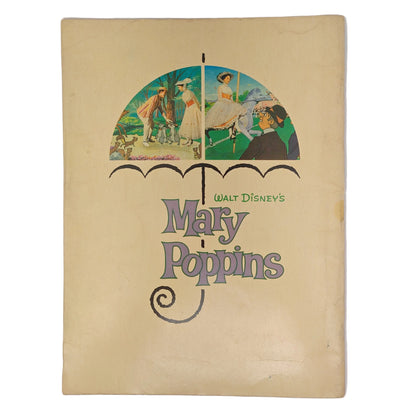Golden Press 1964 Walt Disney's Mary Poppins book