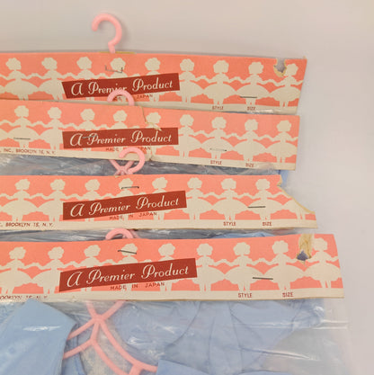 Premiere Company Dress and Bonnet with white lace and 2 flowers? at waist
