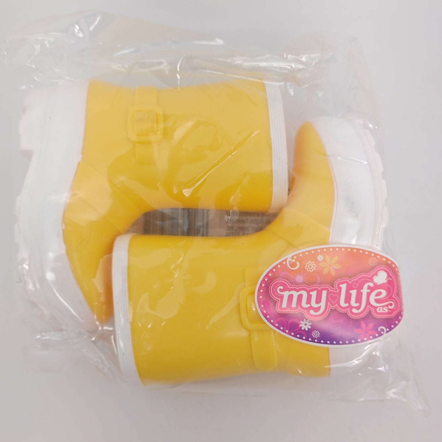 Walmart My Life brand 2014 Shoes Yellow Rain Boots Flops fits 18" American Girl dolls (Copy)