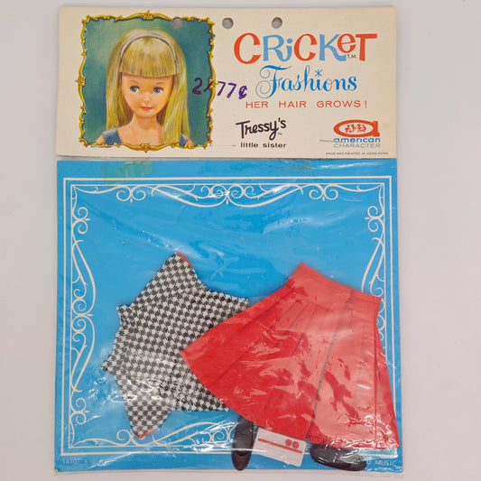 American Character Tressy's Little Sister Cricket Mad Music with Package
