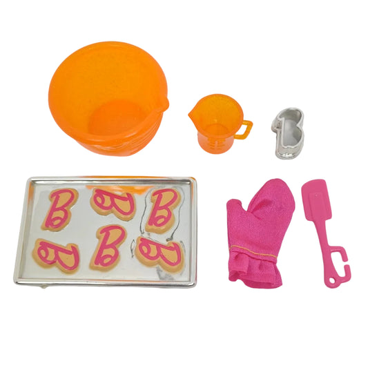 Mattel Barbie 2010 Barbie Baking Time Accessory Pack Almost Complete