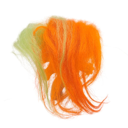 Uneeda 1965 3" Double-Nik Two-Headed Troll Doll - Orange Light Green