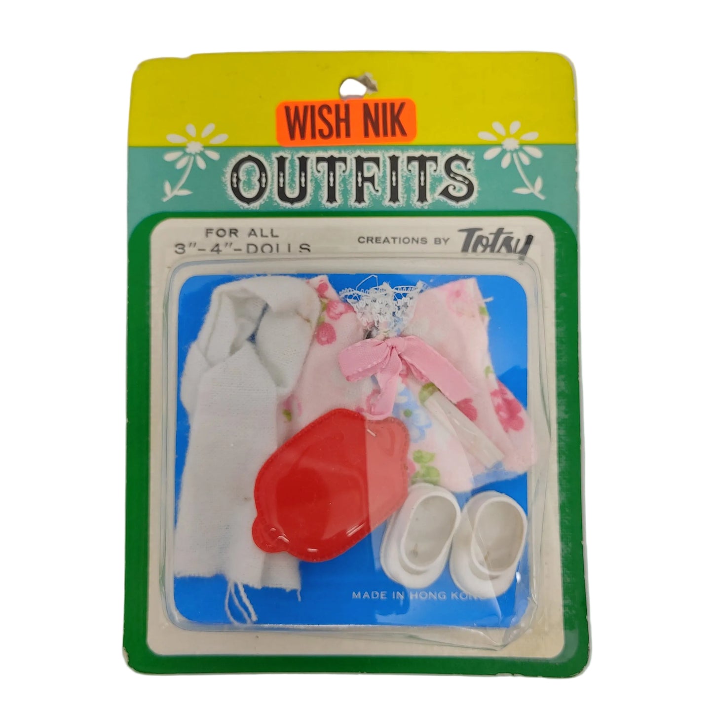 Totsy Wish Nik 3" Troll, Baby Jill, Pee-Wees Fashion Sick Outfit
