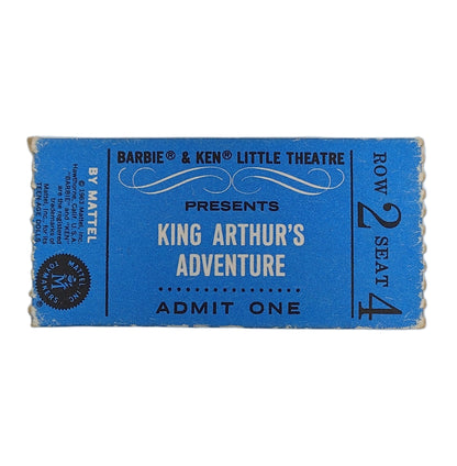 Mattel Barbie Ken Little Theater Ticket