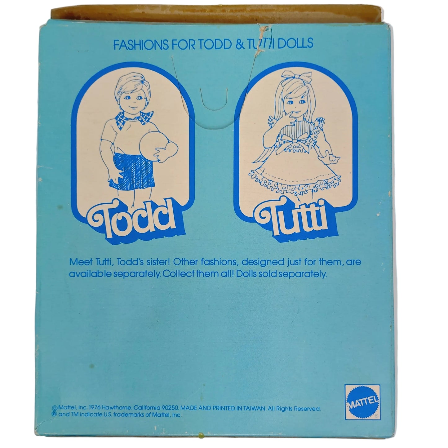 Mattel Tutti's Twin Brother Todd Ring Bearer NRFB