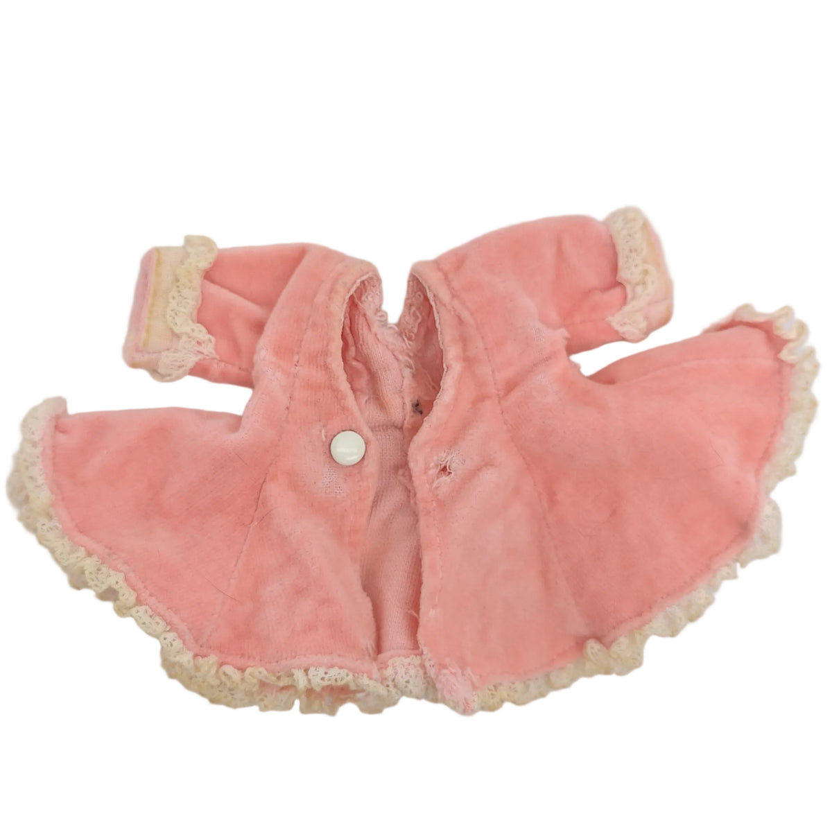 Vogue Ginny 1950s Pink Velvet Dress