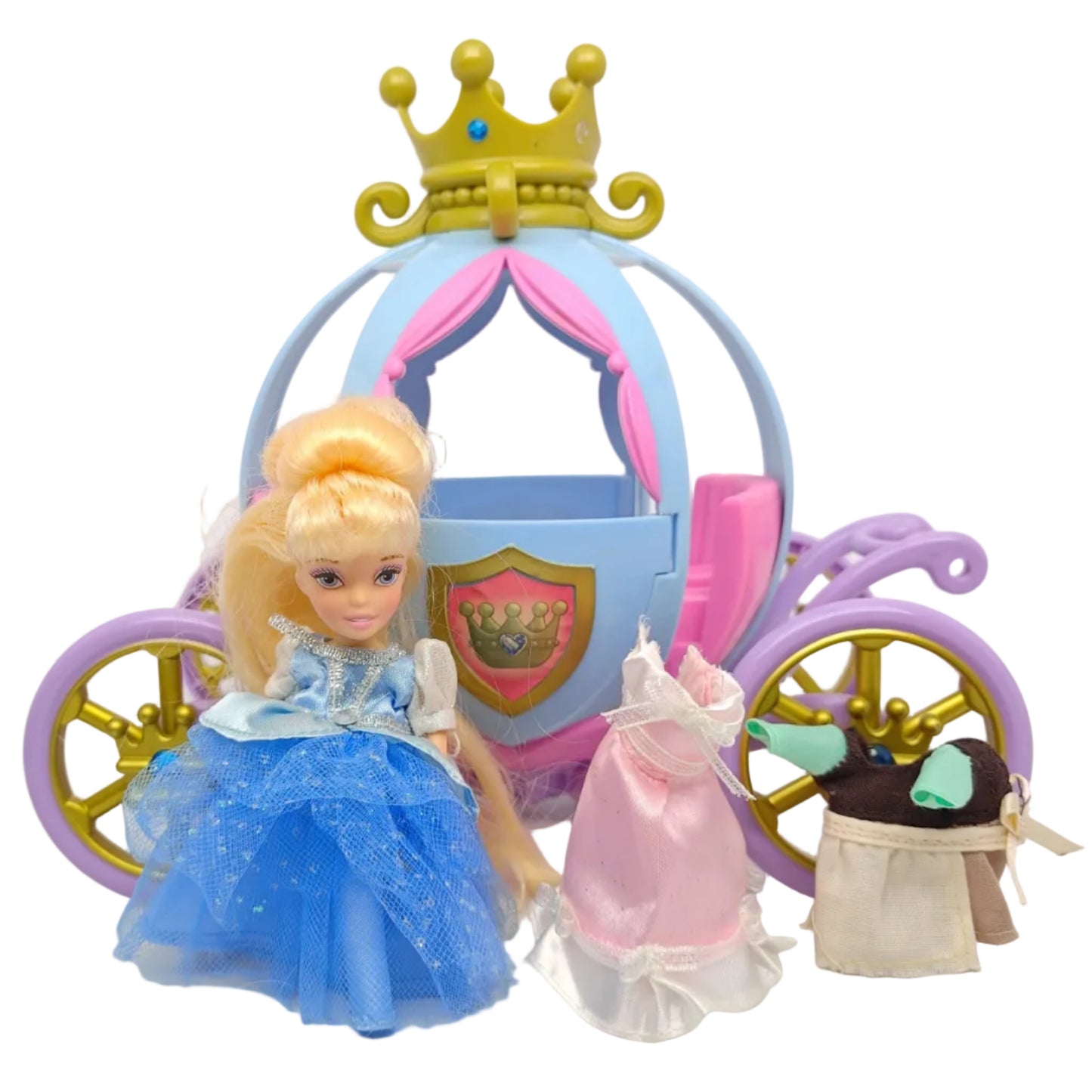 Disney Princess Darlings Cinderella Playset Incomplete