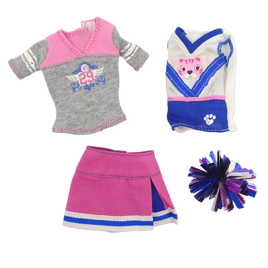 Mattel Barbie 2006 Cheerleader Outfits