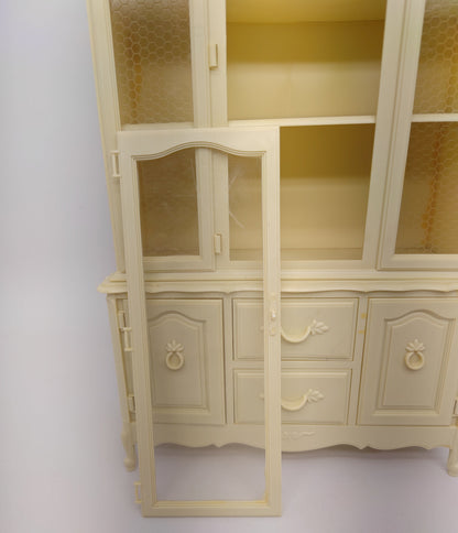 Marx Sindy 1978 Buffet (Breakfront - China Cabinet - Hutch Display Cabinet)