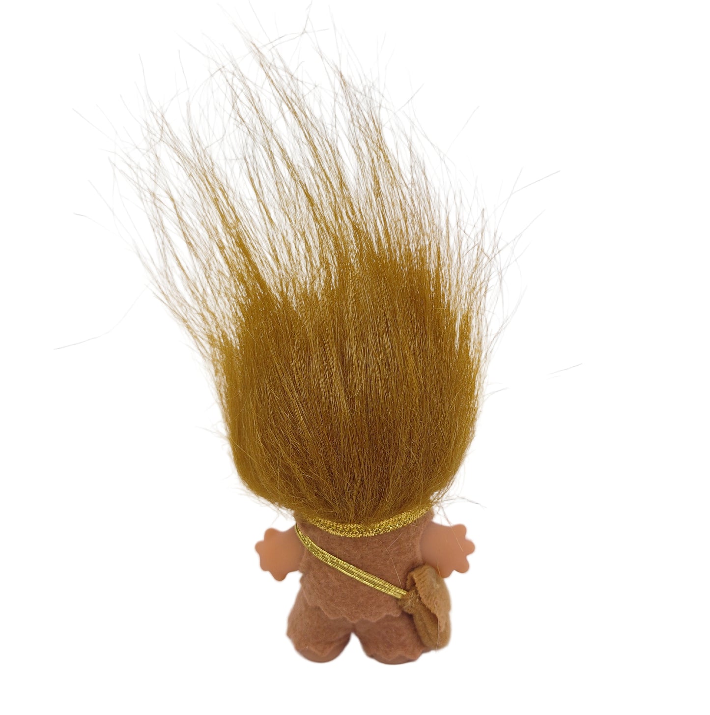 Jakks Pacific 2005 3" DAM Troll in Vest and Pants with Purse, Original Good Luck Doll