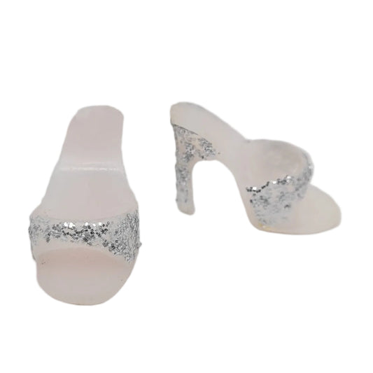 Mattel Barbie 1963 Glitter Open-toe Pumps Heels Shoes