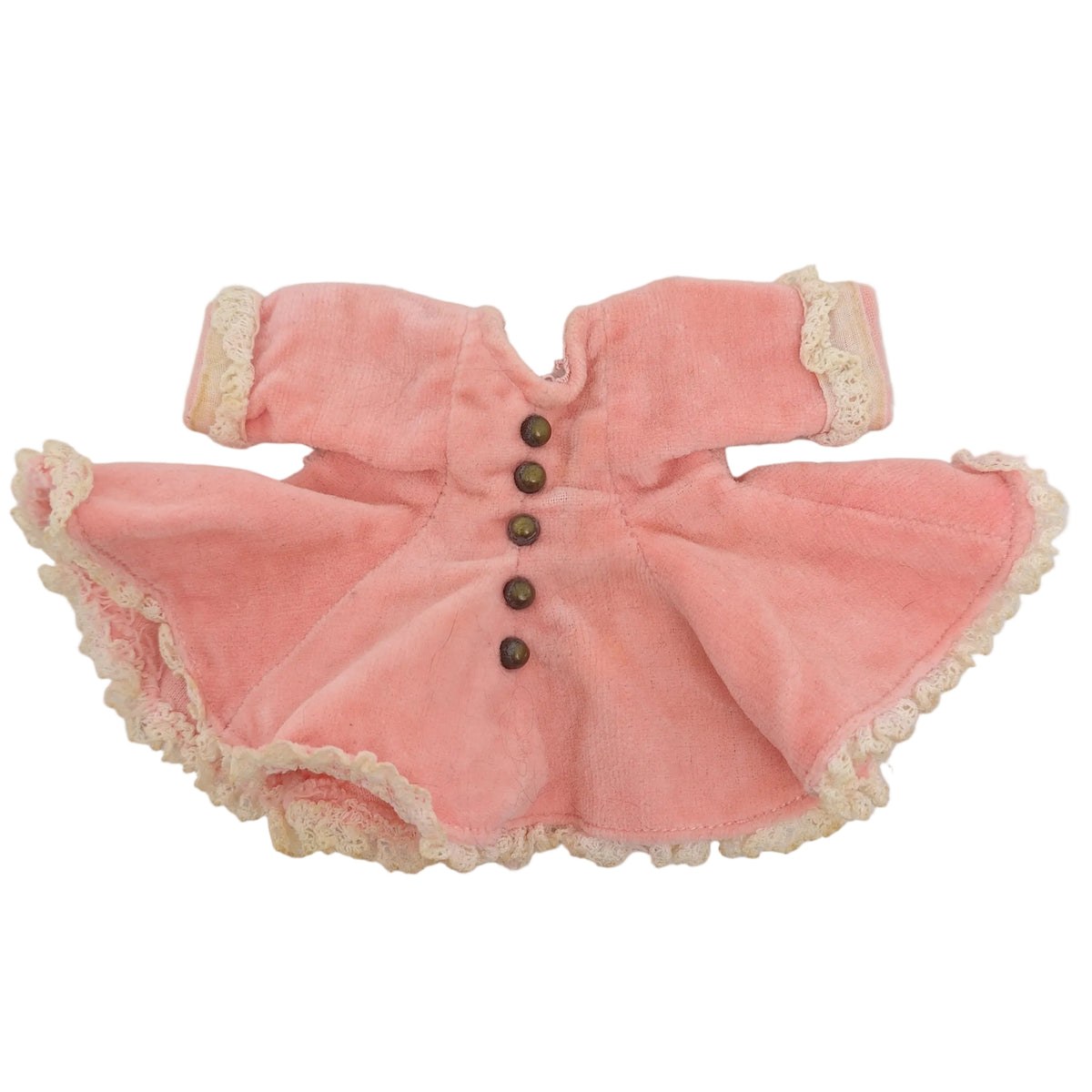 Vogue Ginny 1950s Pink Velvet Dress