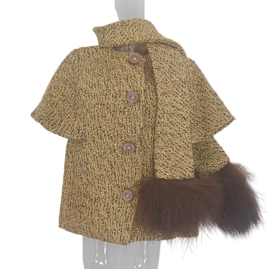 Mattel Barbie 1965 #1647 Gold 'N Glamour Jacket