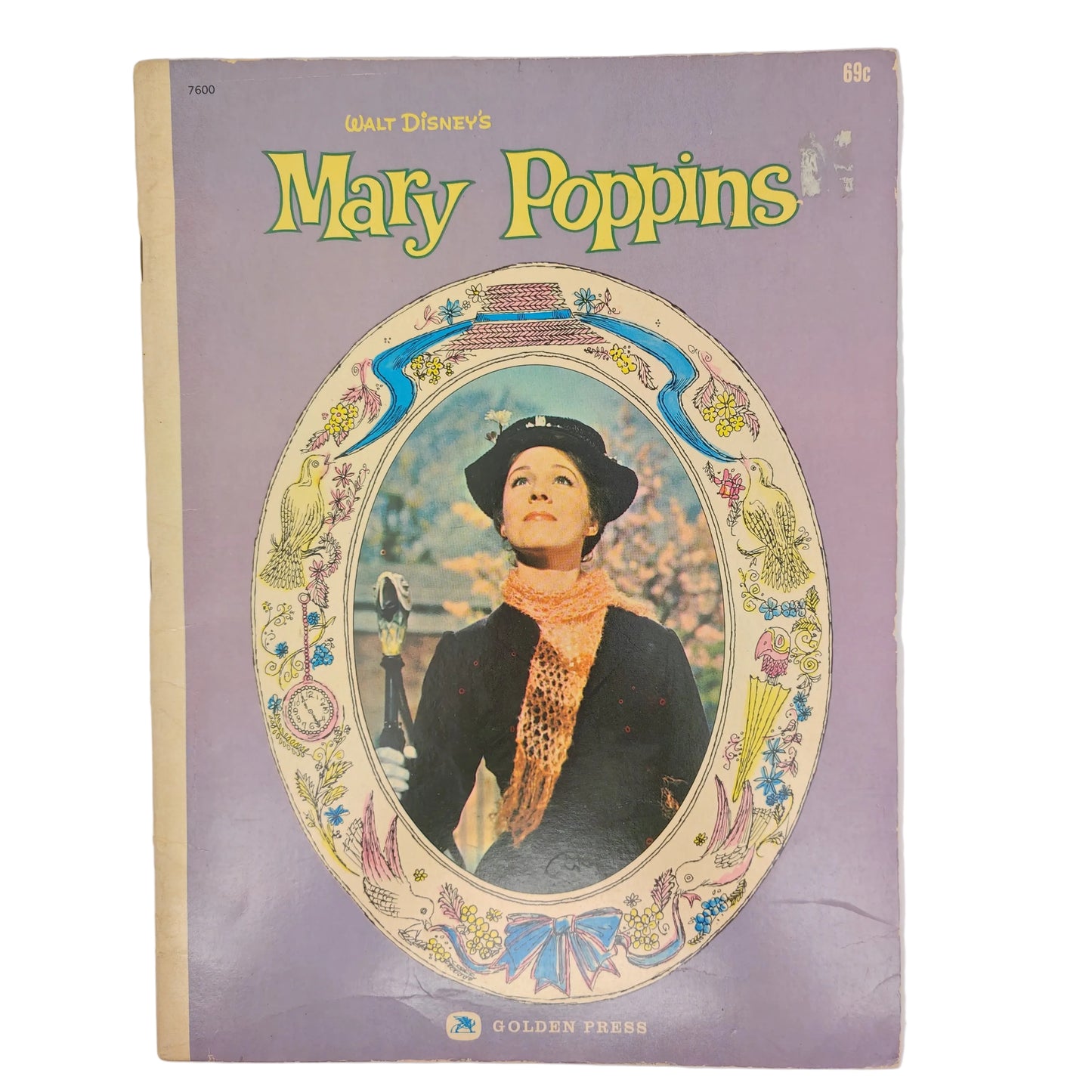 Golden Press 1964 Walt Disney's Mary Poppins book