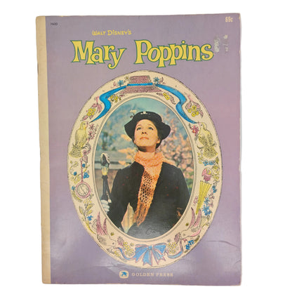 Golden Press 1964 Walt Disney's Mary Poppins book