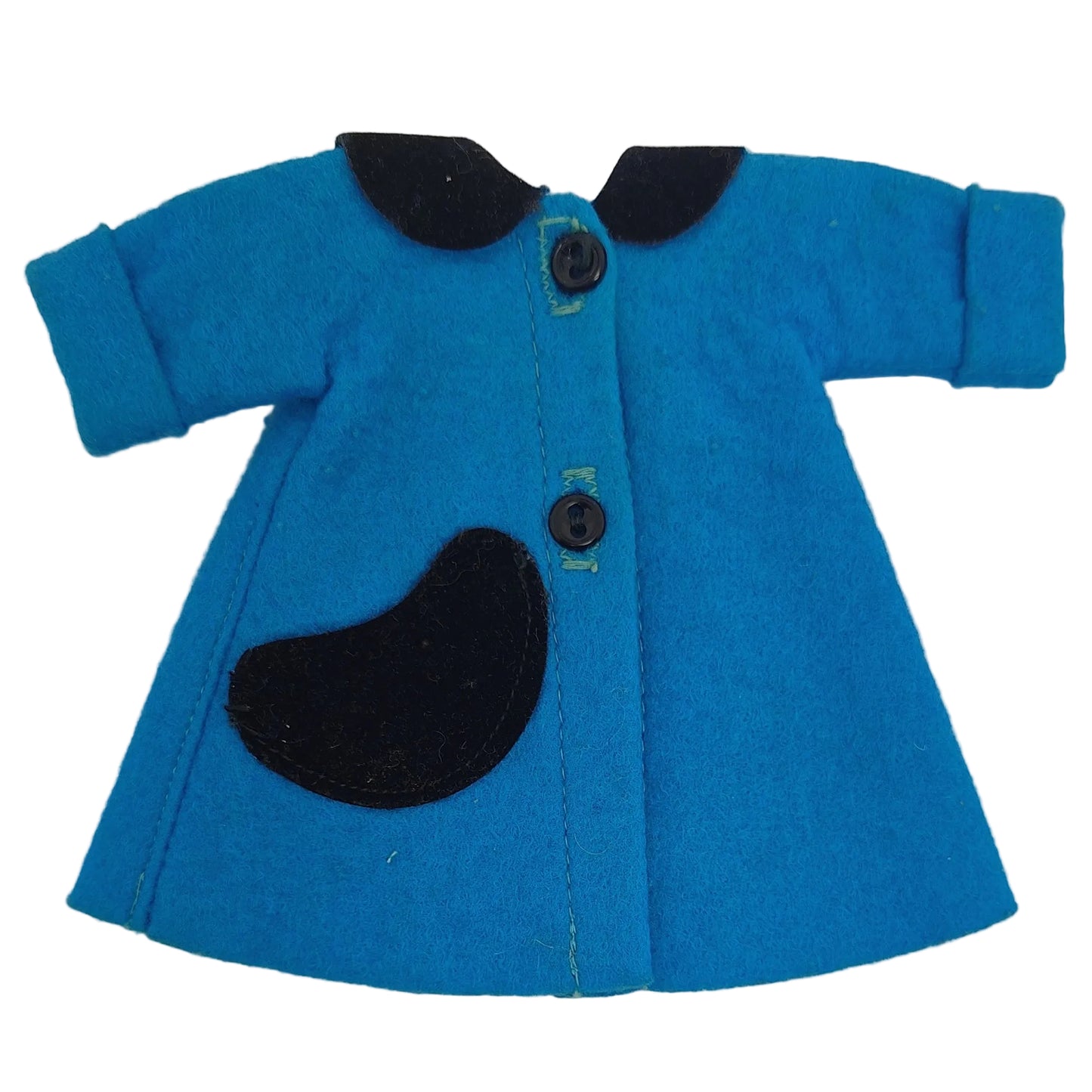 American Character Betsy McCall 8" #B17 Blue Felt Coat