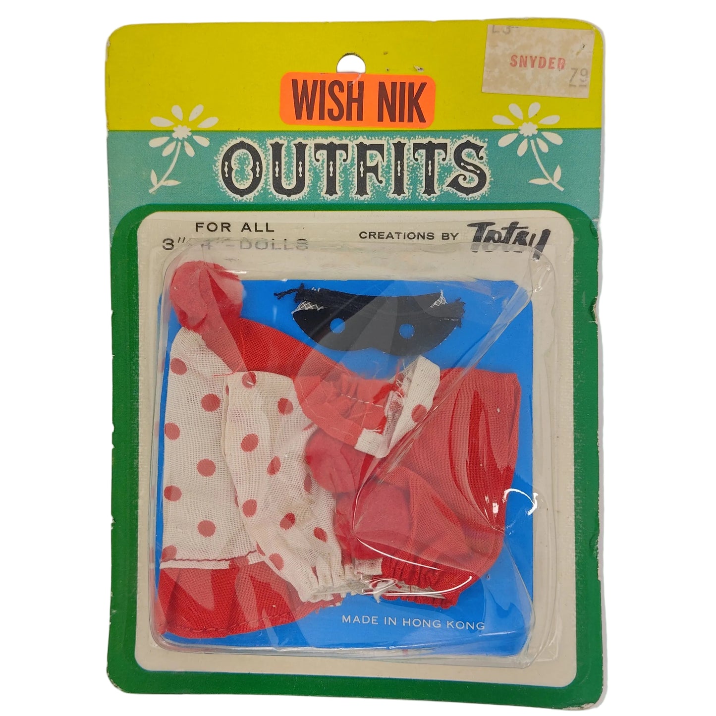 Totsy Wish Nik 3" Troll, Baby Jill, Pee-Wees Fashion Clown-nik