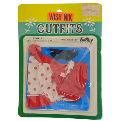 Totsy Wish Nik 3" Troll, Baby Jill, Pee-Wees Fashion Clown-nik