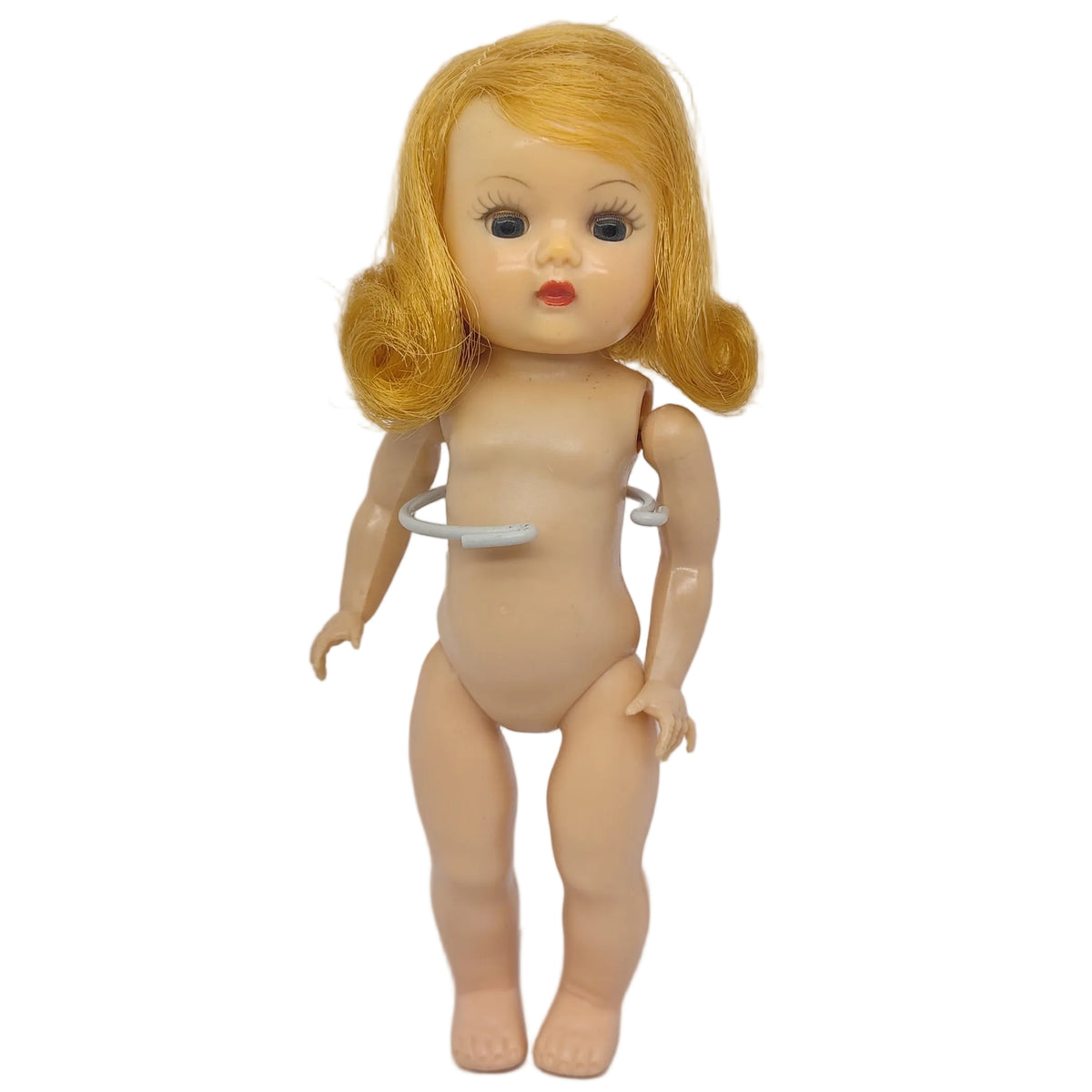 Nancy Ann Muffie Strung Straight Leg Brassy Blond 8" doll