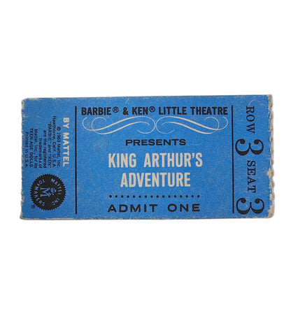 Mattel Barbie Ken Little Theater Ticket