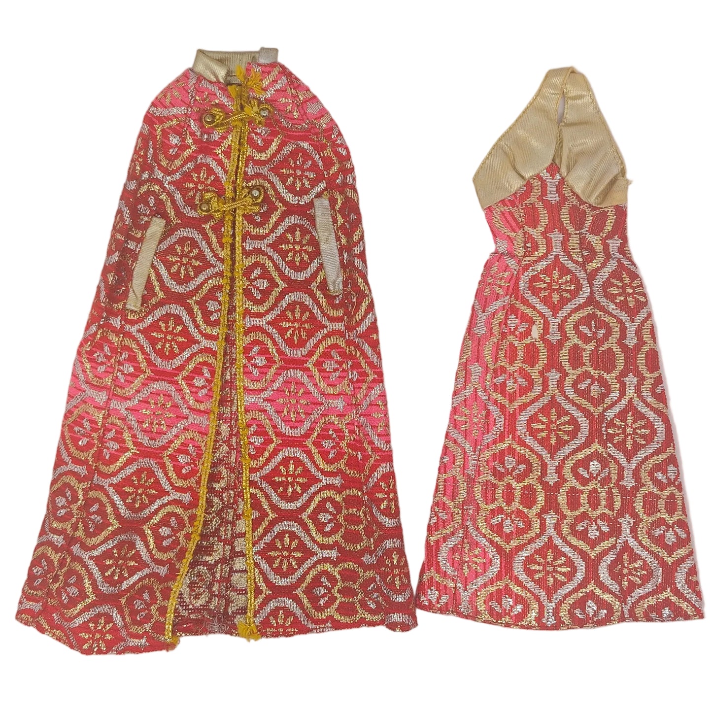Mattel Barbie 1978 SuperStar Barbie Brocade Shine for TV Time Coat and Dress