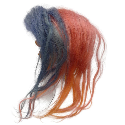 Uneeda 1965 3" Double-Nik Two-Headed Troll Doll - Pink Blue