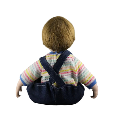 Moments Treasured Toddler Eating Chocolate Ice Cream 9-10" Porcelain Doll