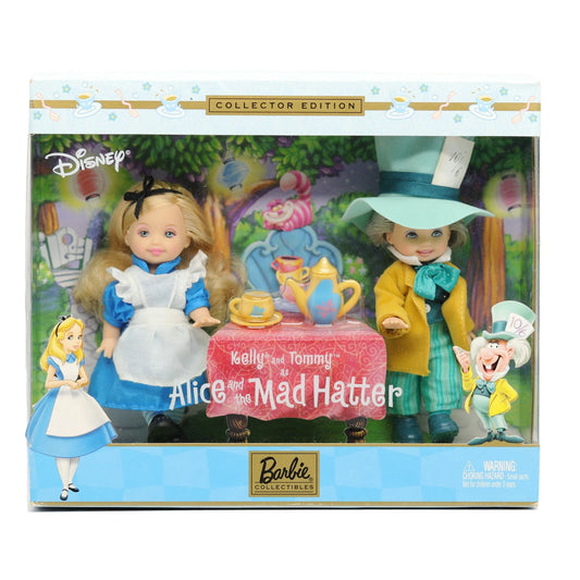 Mattel Kelly 2002 Kelly and Tommy as Alice In Wonderland and the Mad Hatter CE NRFB