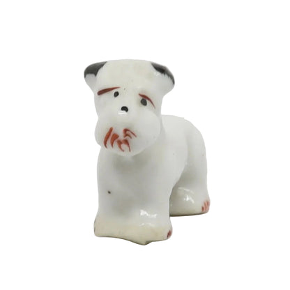 Antique Ceramic Dachshund Japan 1.25" x 2.5"