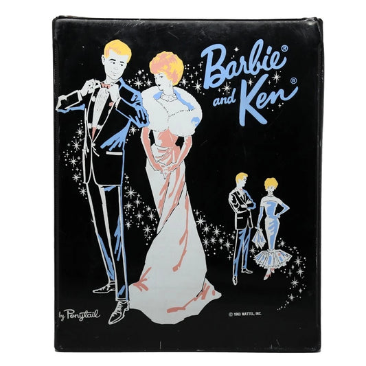 Standard Plastic Production 1963 Barbie and Ken Case "Enchanted Evening" "Tuxedo" "Solo In The Spotlight"