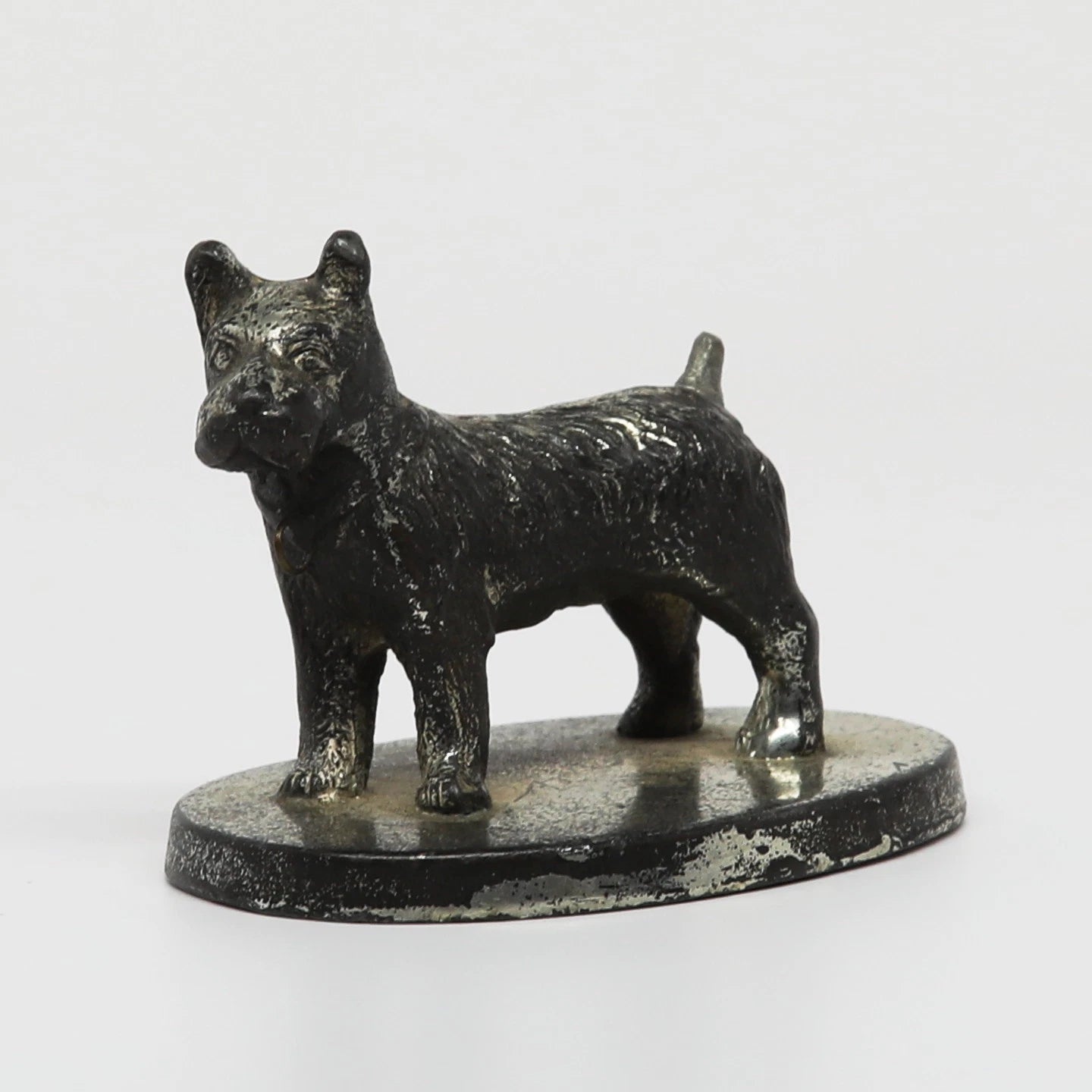 Vintage Cast Metal Terrier Japan 2" x 2.5"