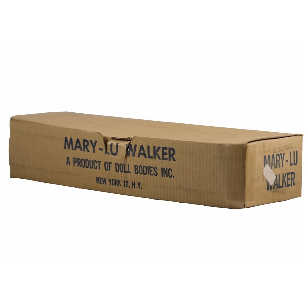 Factory Fresh 1950s Mary-Lu Walker MIB 18" Doll Bodies Inc. Hard to find!