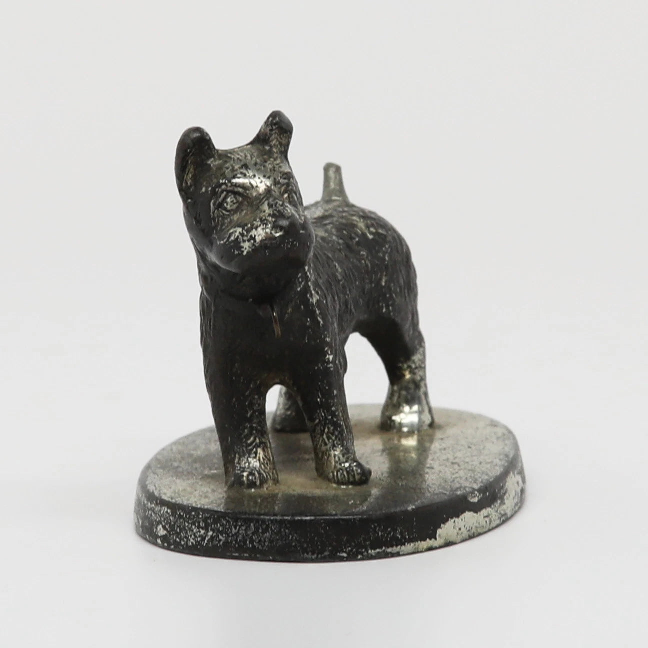 Vintage Cast Metal Terrier Japan 2" x 2.5"