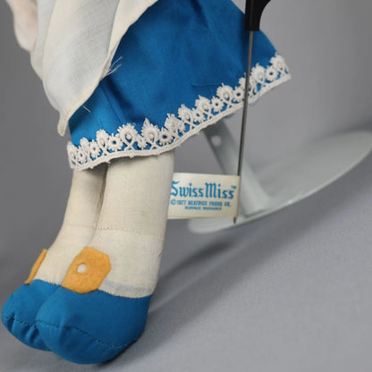 1977 Swiss Miss Hot Chocolate Advertising 17" Rag Doll