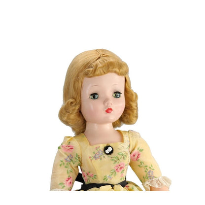 Madame Alexander Cissy Doll in Fashion #2120 Yellow Street Dress, Black Hat, Original Box