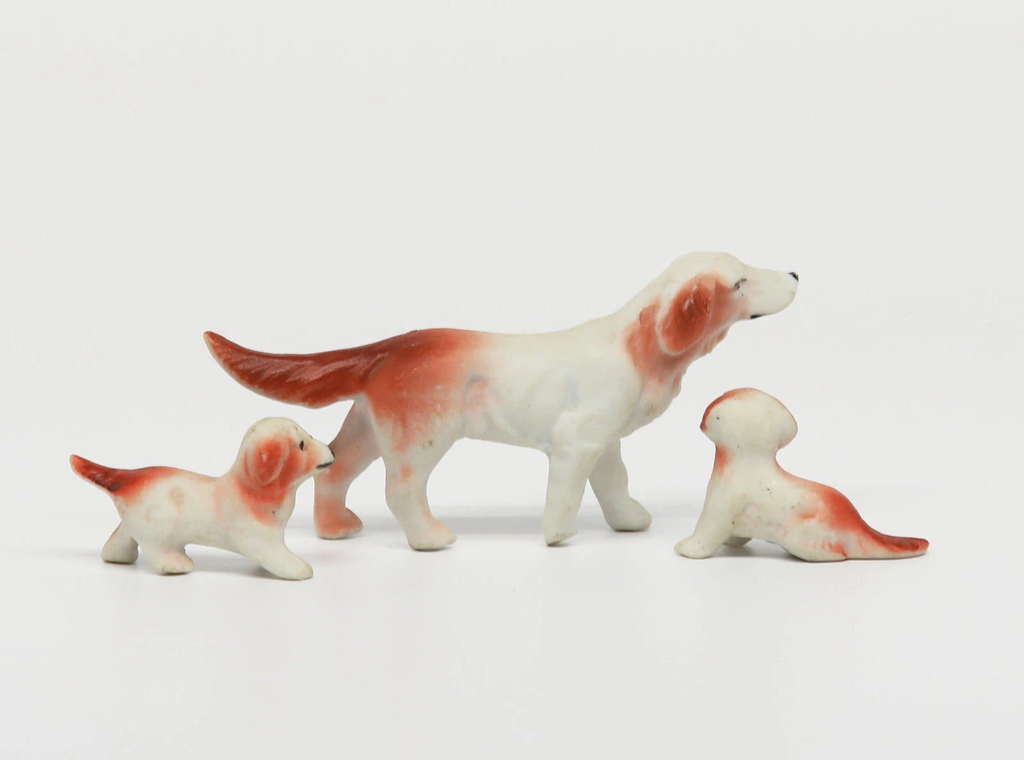 Vintage Ceramic Irish setter Family German