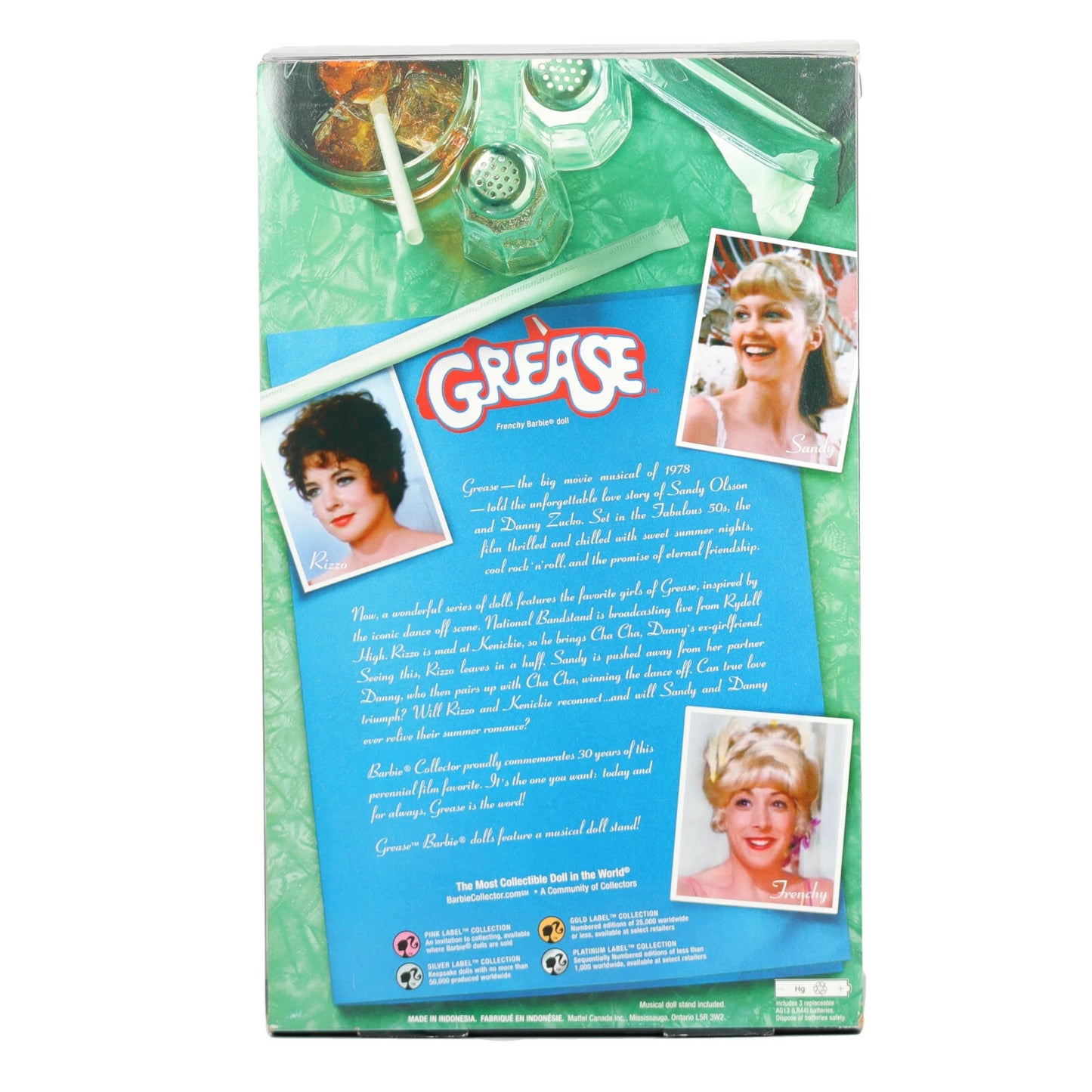 Mattel Barbie 2008 Grease Frenchy Barbie Doll Pink Label Doll NRFB