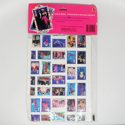 Mattel Barbie 1991 Trading Cards Collector Poster
