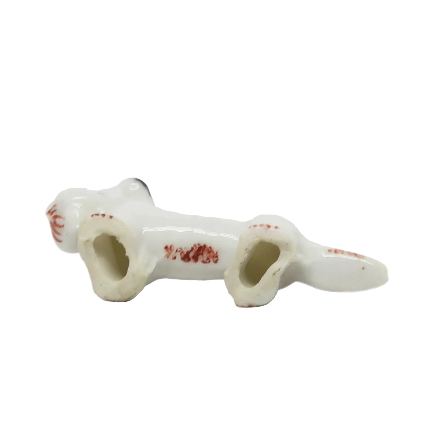 Antique Ceramic Dachshund Japan 1.25" x 2.5"