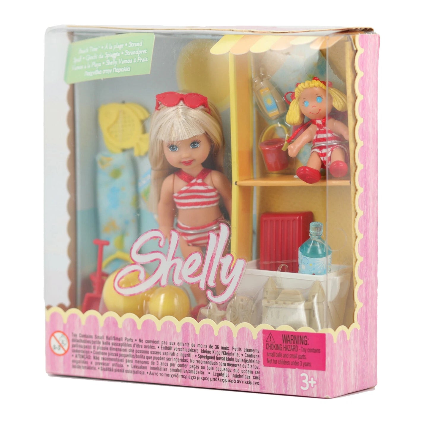 Mattel Kelly 2004 Beach Time "Shelly" Playset NIB EU Version