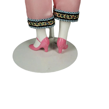 18" Pink Floral Jester Harlequin Redress-able