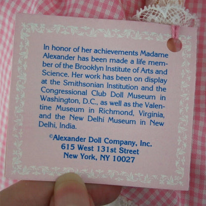 Madame Alexander 1988 25th Anniversary The Enchanted Doll 2,171/5,000 MIB w/COA